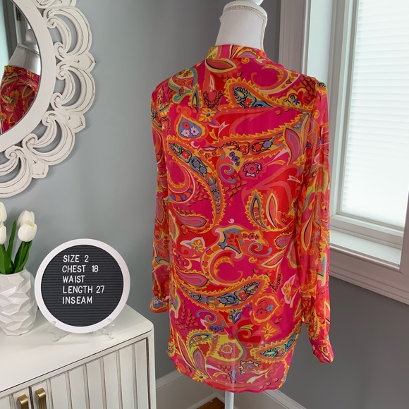 Anne Klein Tunic Size 2 - Picture 6 of 8